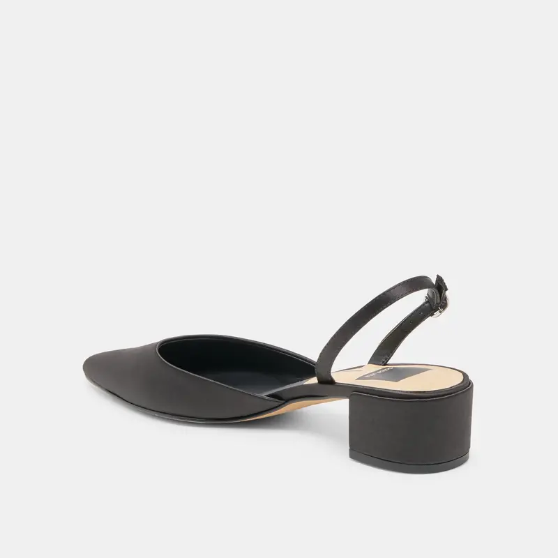 Carel Heels Onyx Satin 6