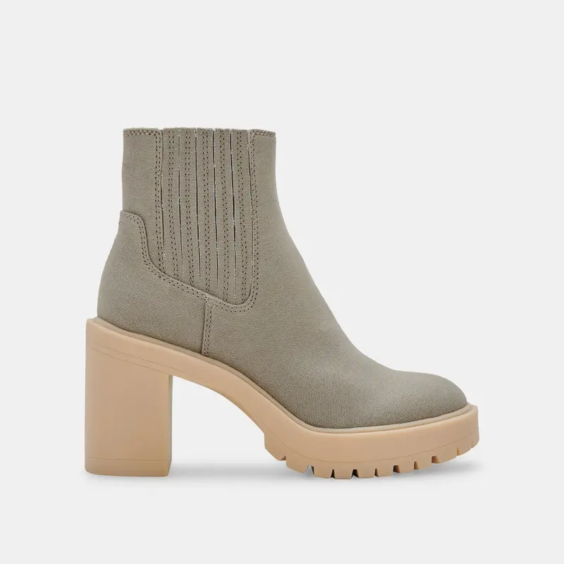 Caster Booties Sage Canvas - Re:Vita 1