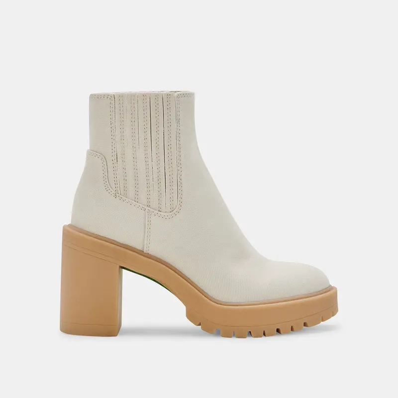 Caster Booties Sandstone Canvas - Re:Vita 1