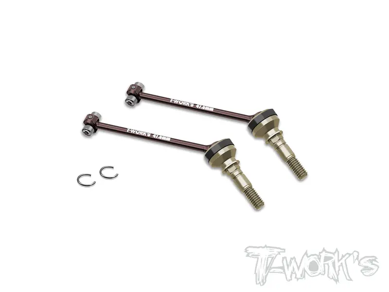 Cb-X423-A     Cvd Bb Drive Shaft Set With Alum Axle 47.8Mm ( For Xray X4'23 )  2Pcs. 1