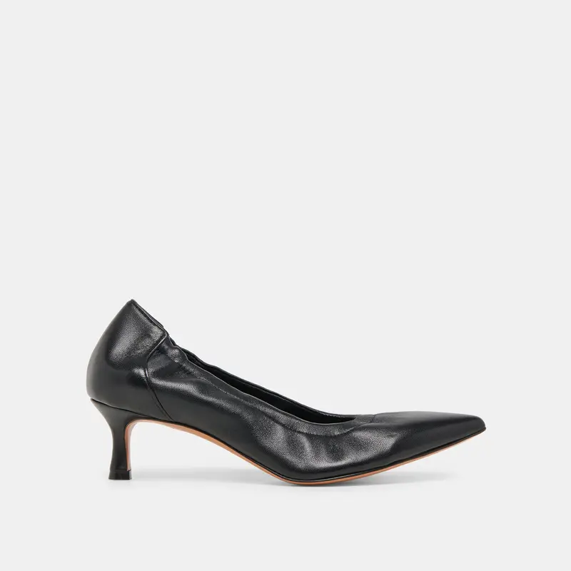 Celtin Heels Black Leather 1