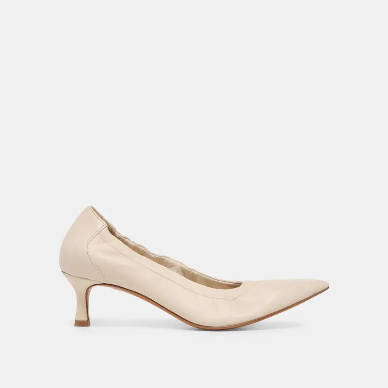 Celtin Heels Off White Leather 1