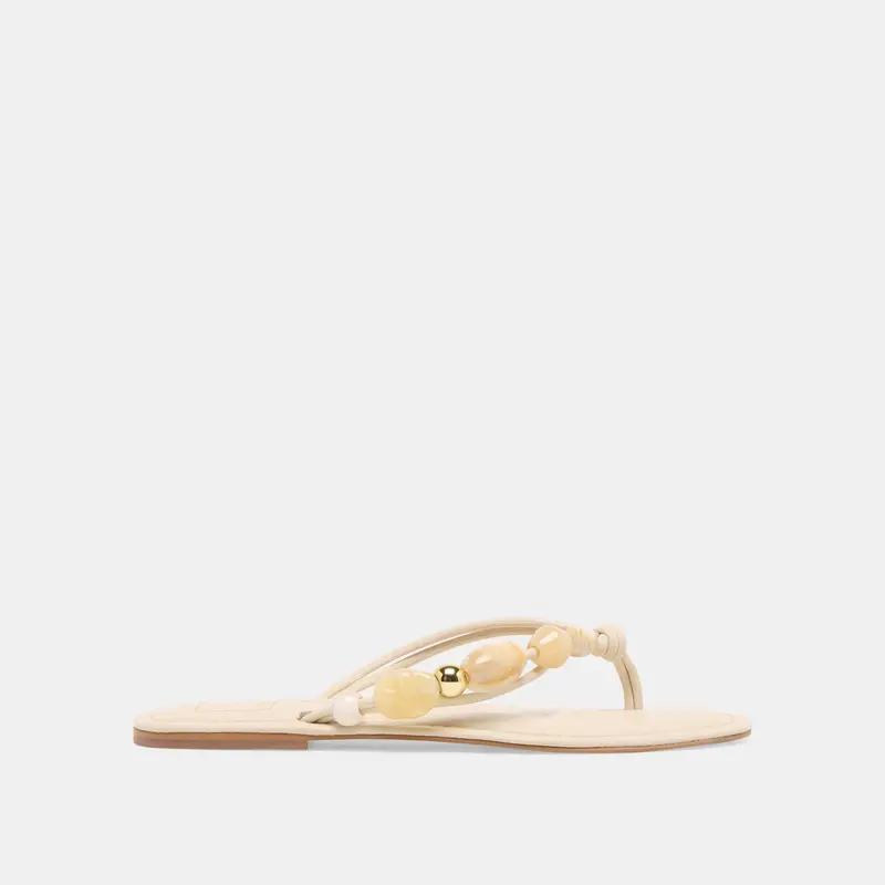 Cely Sandals Ivory Leather 1