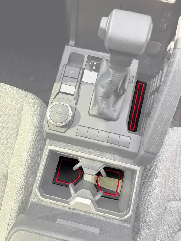 Centeconsole/Cupholder Inserts Fits 2025-2026 Toyota 4Runner 1