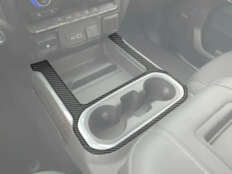 Center Console Accent Overlay Fits 2019-2021 Chevrolet Silverado 1