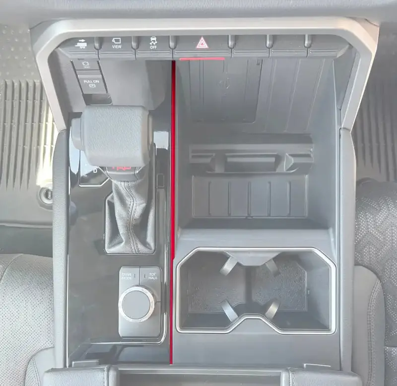 Center Console Thin Line Accent Trim Fits 2022-2026 Toyota Tundra & 2023-2026 Toyota Sequoia 1