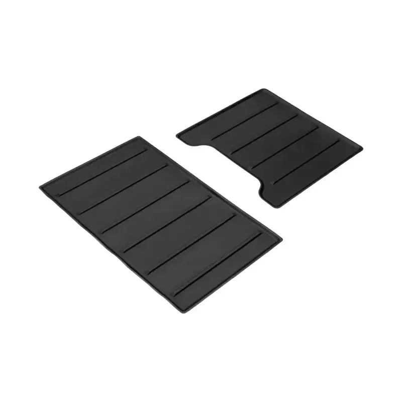 Center Console Tray Liner (For 2022+ Tundra Platinum) - 2Pc Black 1