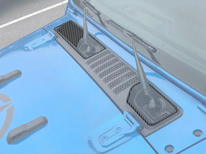 Center Cowl Accent Overlays Fits 2019-2026 Jeep Gladiator 1