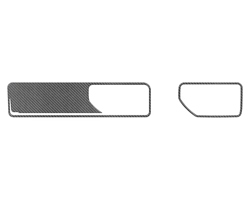 Center Cowl Accent Overlays Fits 2019-2026 Jeep Gladiator 3