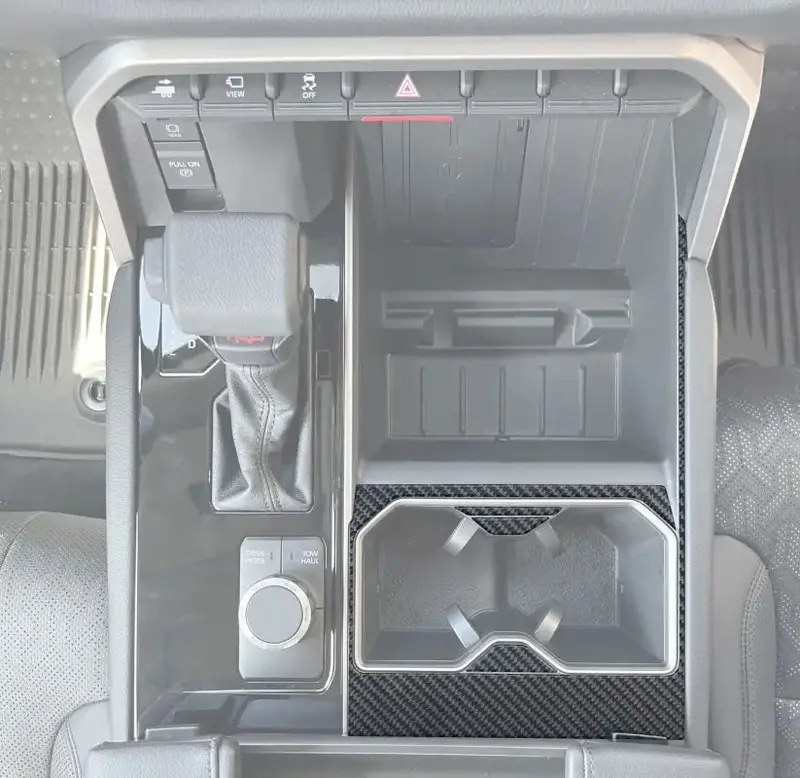 Center Cup Holder Accent Trim Fits 2022-2026 Toyota Tundra & 2023-2026 Toyota Sequoia 1