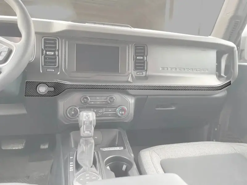 Center Dash Accent Overlays Fits 2021-2026 Ford Bronco 1