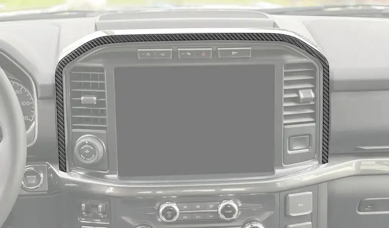 Center Dash Accent Trim Fits 2021-2026 Ford F-150 1