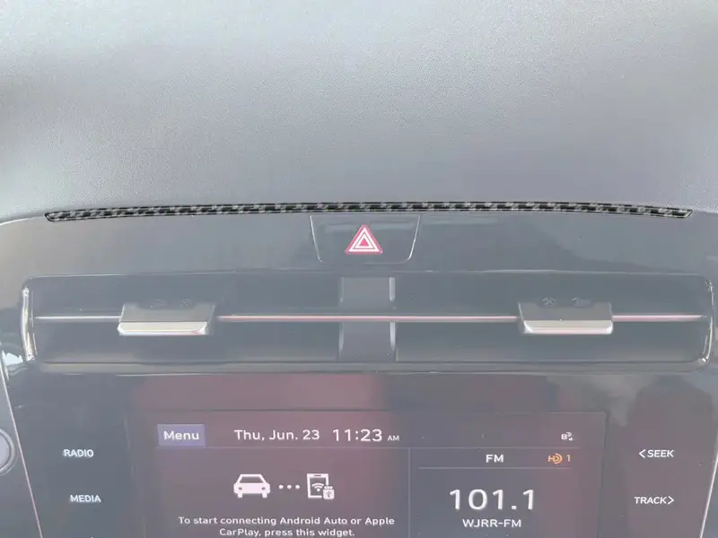 Center Dash Line Accent Trim Fits 2022-2026 Hyundai Santa Cruz 1