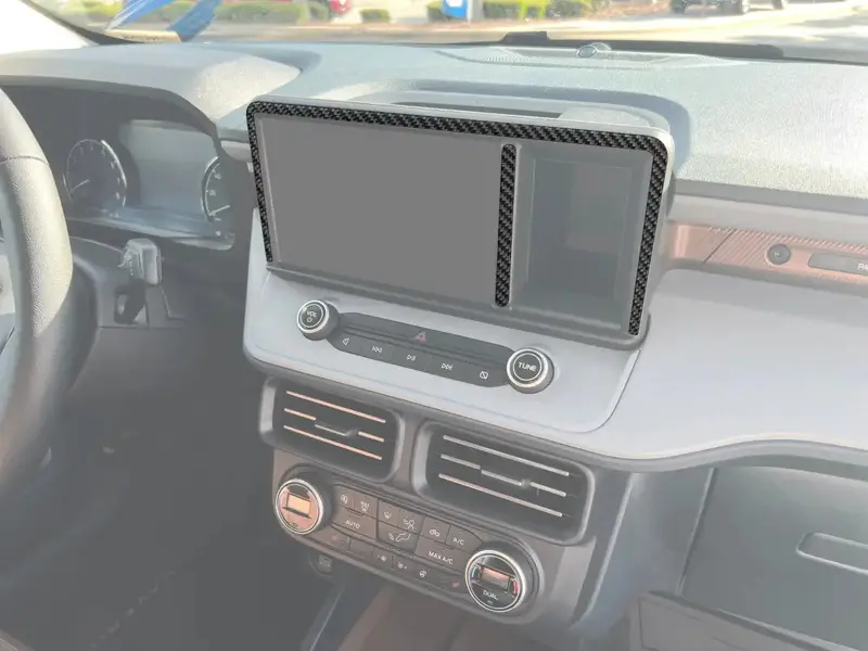 Center Display Screen Accent Overlays Fits 2022-2024 Ford Maverick 1