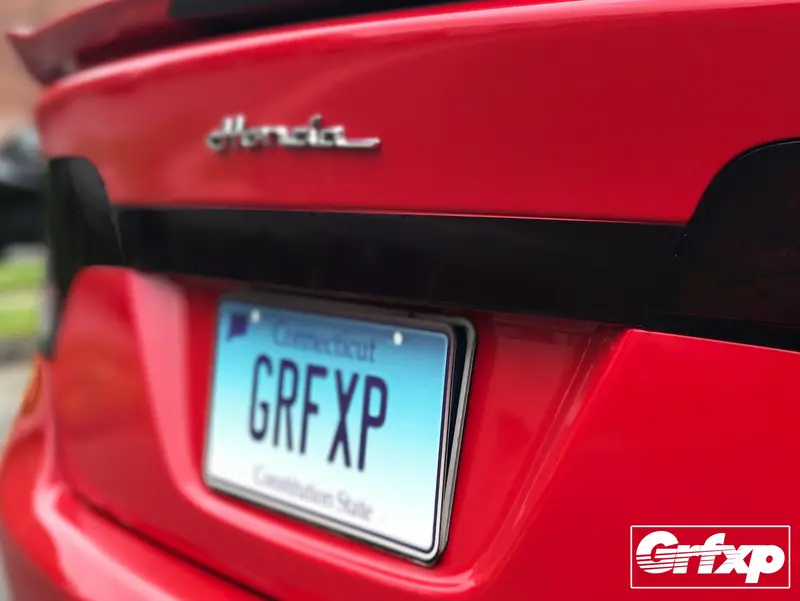 Chrome Trunk Accent Overlay For 8Thgen Civic Sedan (2006 - 2011) 1