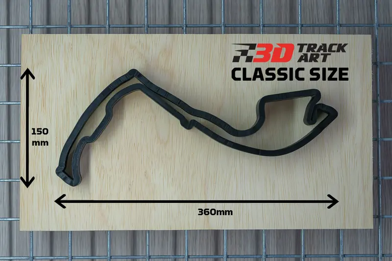 Circuit De Monaco -- 3D Including Topography -- 3D Track Art 3