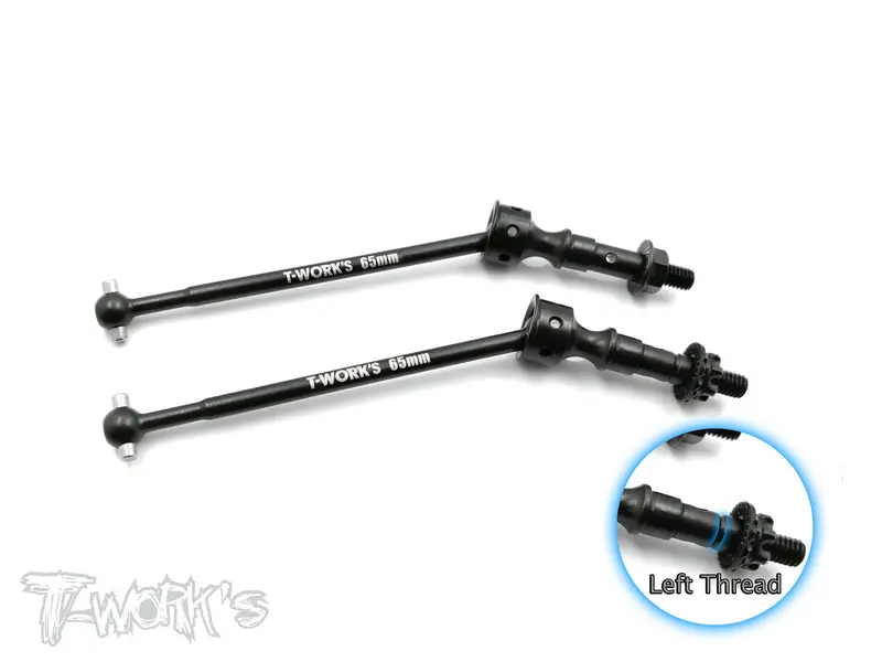 Cl-B64-R Steel Rear Cvd Left Thread Set ( For Team Associated Rc10 B64/B64d ) 1