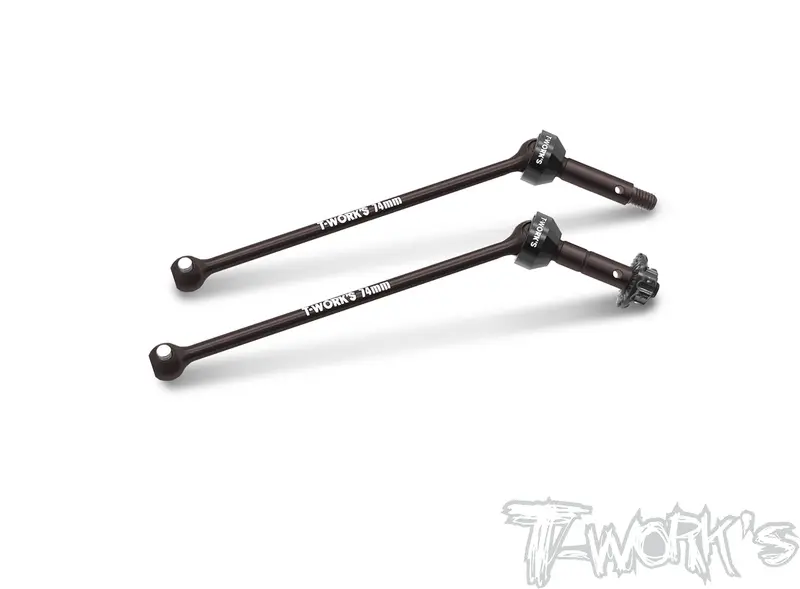Cl-B74.2 Steel Front/ Rear Cvd Left Thread Set ( For Team Associated Rc10 B74.2/74.1 ) 1