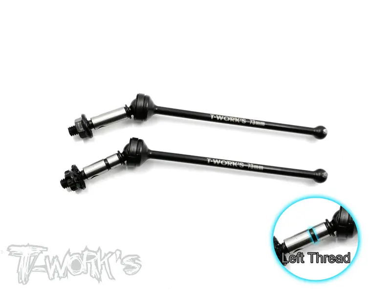 Cl-Zx6-F Steel Front Cvd Left Thread Set ( For Kyosho Zx6/Zx6.6 ) 1