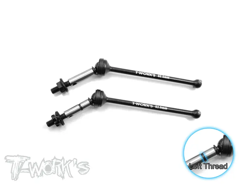 Cl-Zx6-R Steel Rear Cvd Left Thread Set ( For Kyosho Zx6/Zx6.6 ) 1
