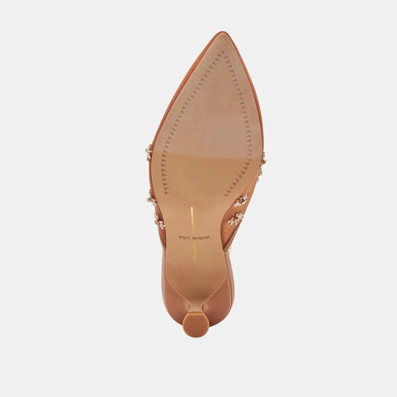 Clara Wide Heels Saddle Mesh 12