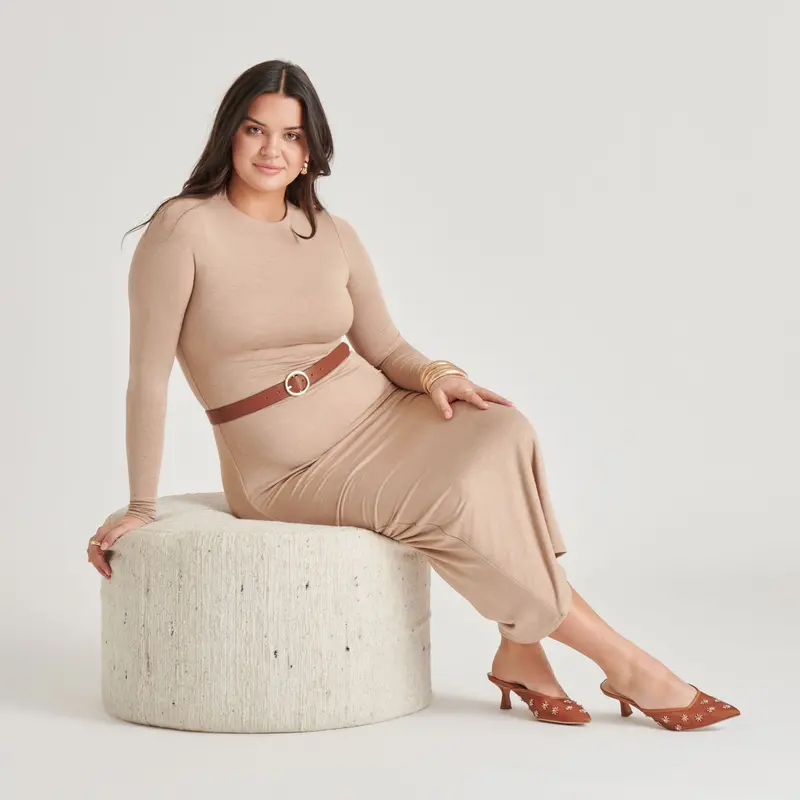 Clara Wide Heels Saddle Mesh 3