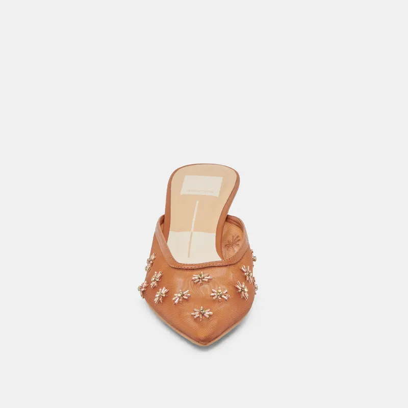 Clara Wide Heels Saddle Mesh 9