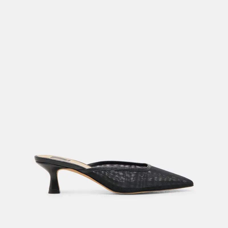 Cleo Heels Onyx Mesh 1