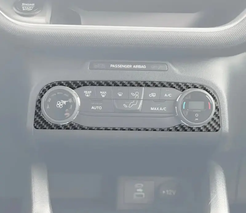 Climate Control Accent Overlay Fits 2021-2024 Ford Bronco Sport 1