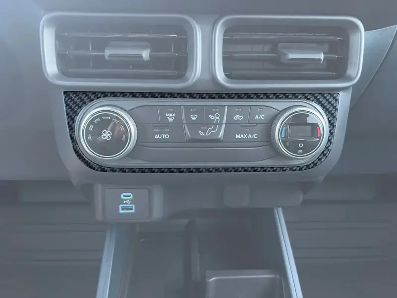 Climate Control Accent Overlay Fits 2022-2024 Ford Maverick 1