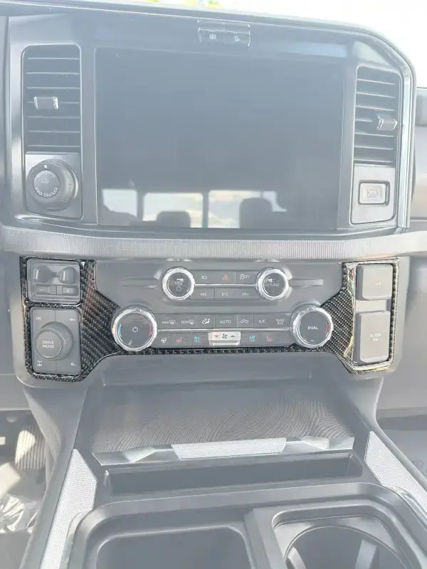 Climate Control Accent Trim Fits 2023-2026 Ford Super Duty 1
