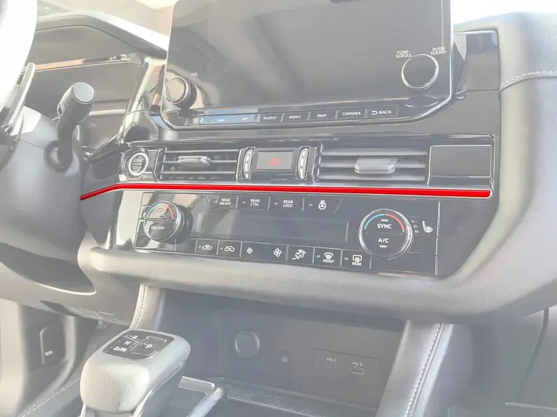 Climate Control Line Accent Trim Fits 2022-2025 Nissan Pathfinder 1