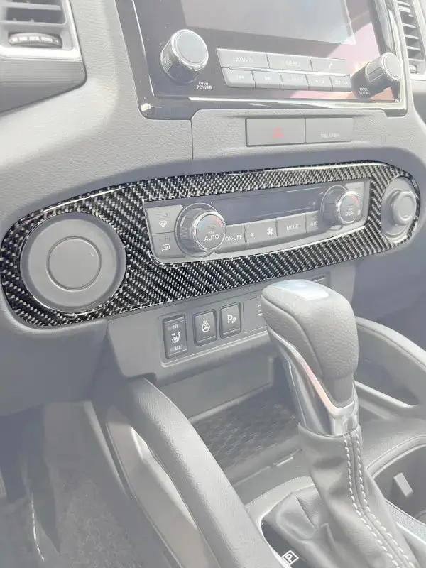 Climate Control/Upper Dash Accent Trim Fits 2022-2024 Nissan Frontier 1