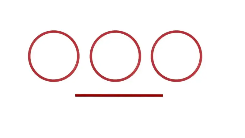 Climate Knob Trim Rings (For 2014-2021 Tundra) - Red 1