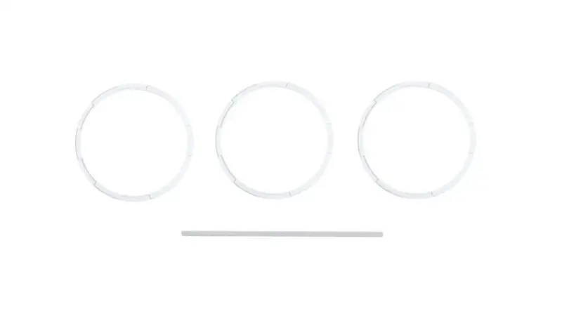 Climate Knob Trim Rings (For 2014-2021 Tundra) - White 1