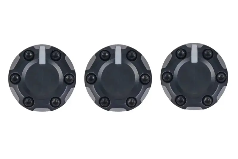 Climate Knobs (For 2005-2015 Tacoma) - 3 Pack - Black 1