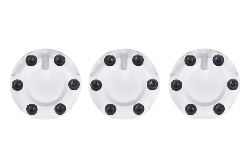 Climate Knobs (For 2005-2015 Tacoma) - 3 Pack - White 1