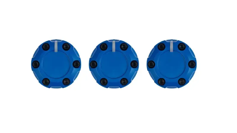 Climate Knobs (For 2014-2021 Tundra) - 3 Pack - Voodoo Blue 1