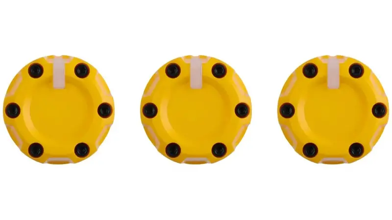 Climate Knobs (For Fj Cruiser) - Sun Fusion Yellow 1
