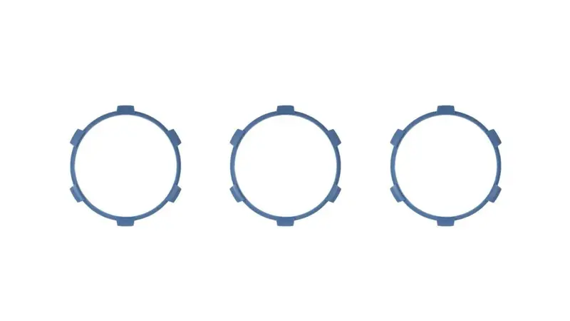 Climate Rings (For 2016-2023 Tacoma Dual Zone) - Cavalry Blue 1