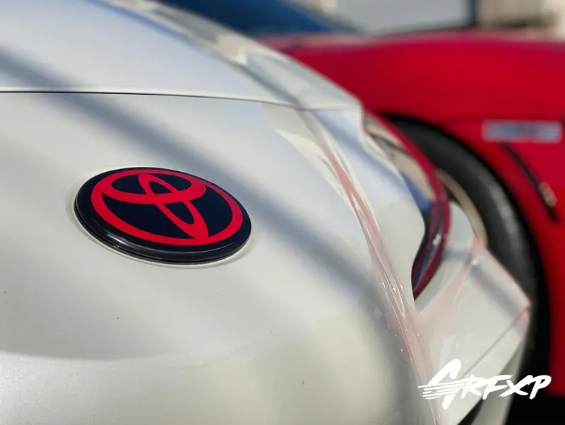 Color Changing Emblem Overlays For Mk5 Toyota Supra (Front And Rear) 1