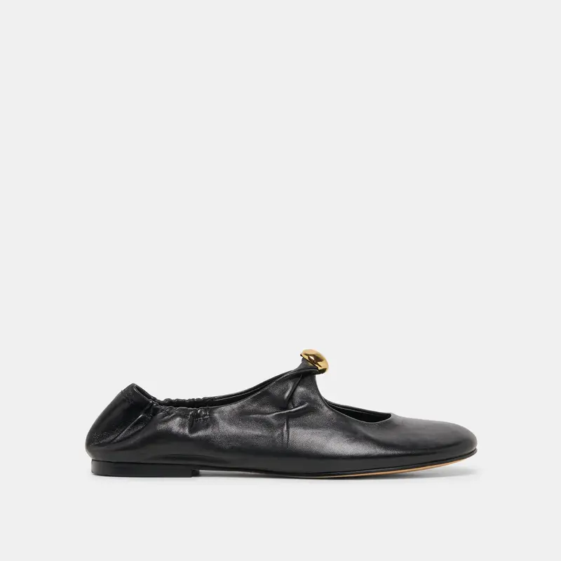 Cornel Flats Black Leather 1