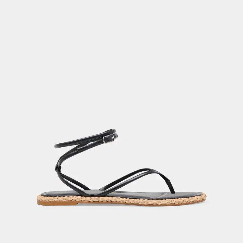 Cove Sandals Black Leather 1
