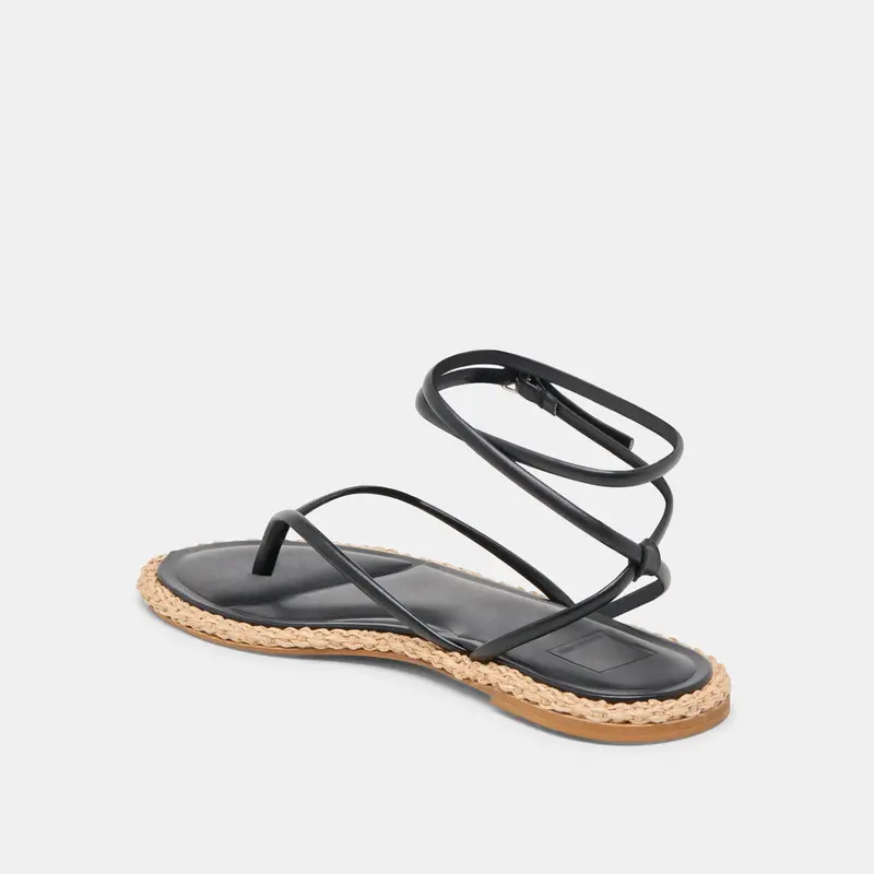 Cove Sandals Black Leather 5