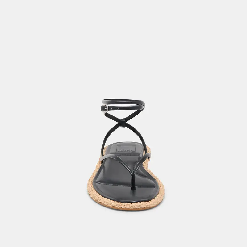 Cove Sandals Black Leather 7