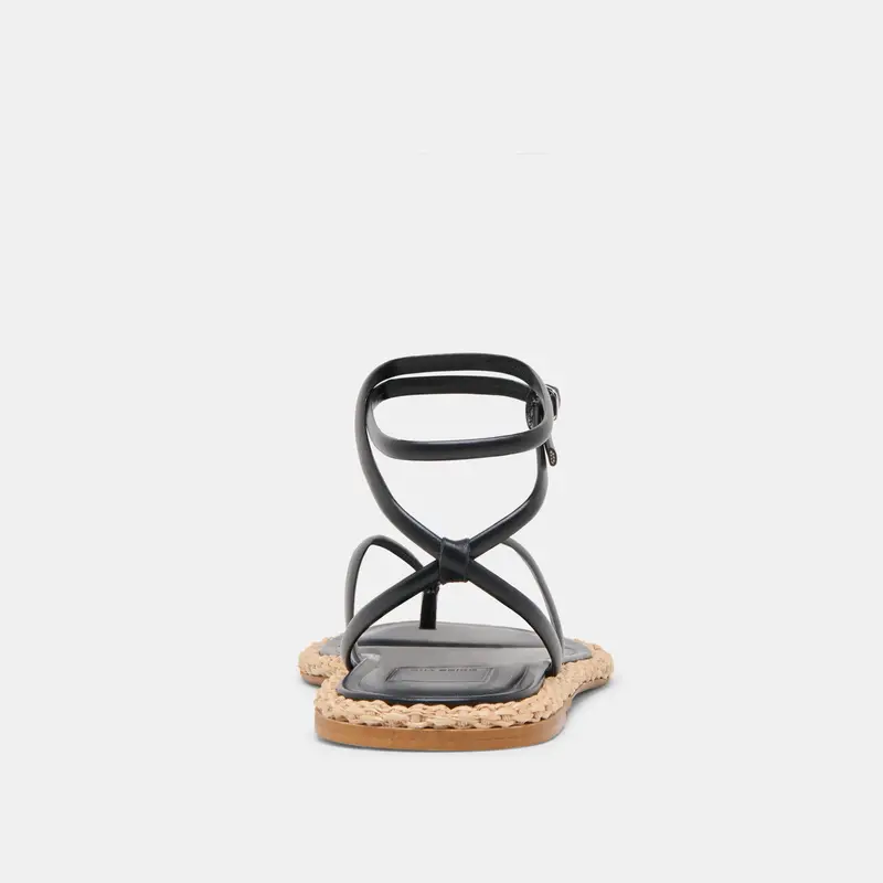 Cove Sandals Black Leather 8