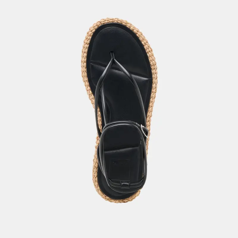 Cove Sandals Black Leather 9