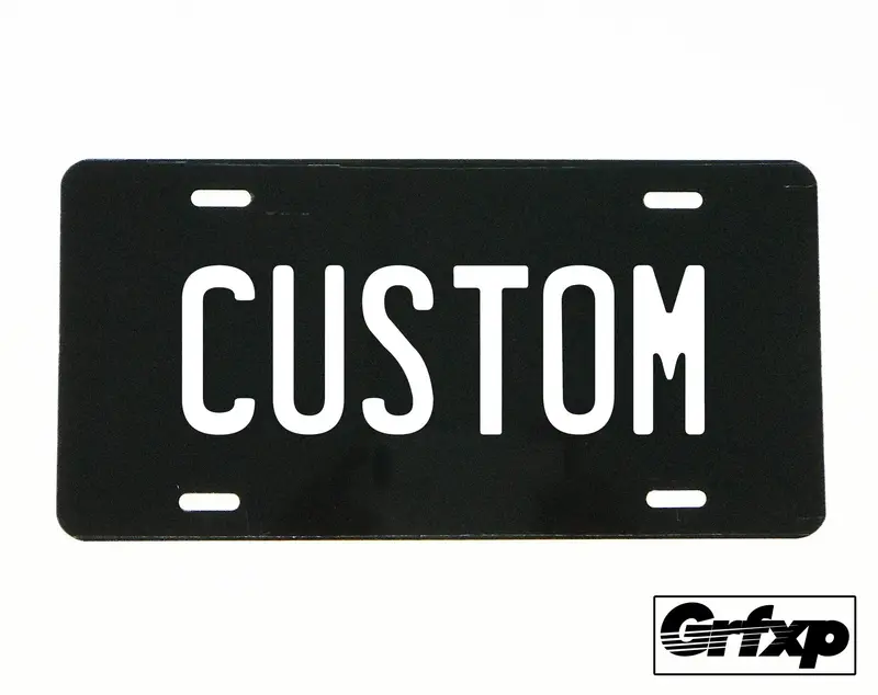 Create Your Own Custom License Plate 1