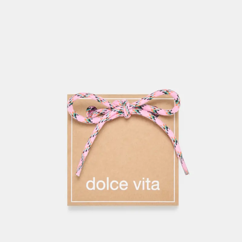 Cross Cord Lace Pink Multi 1
