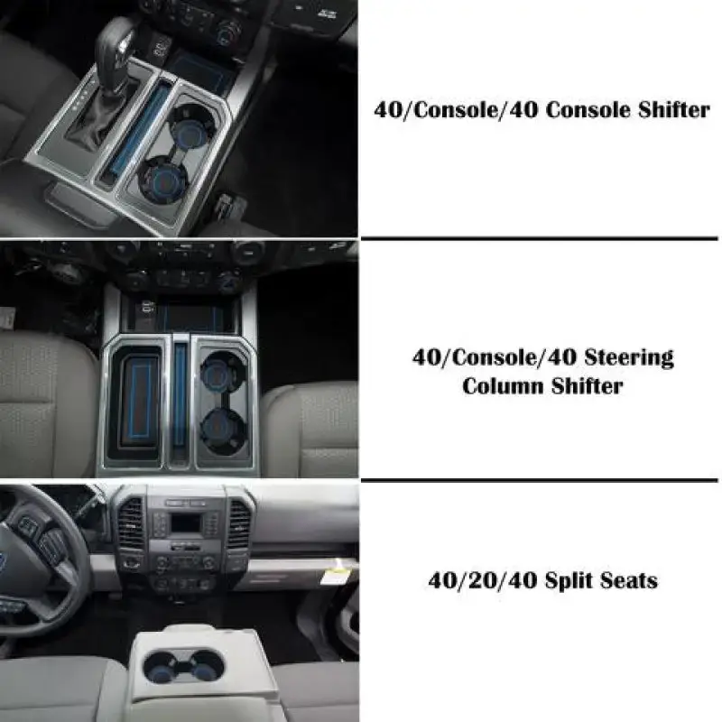 Cup Holder Inserts Fits 2017-2020 Ford F-150 17